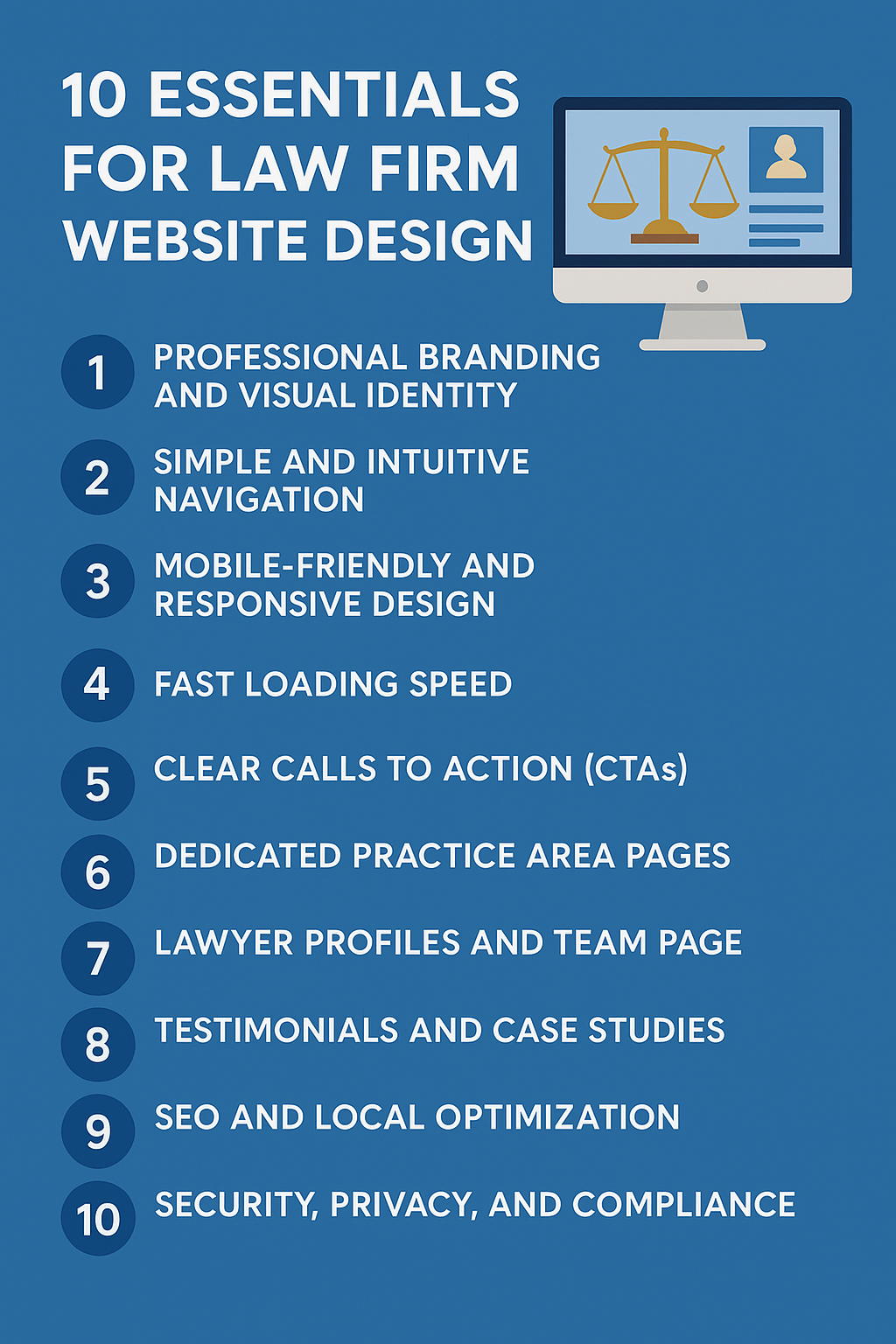 10 Essentials for Law Firm Website Design